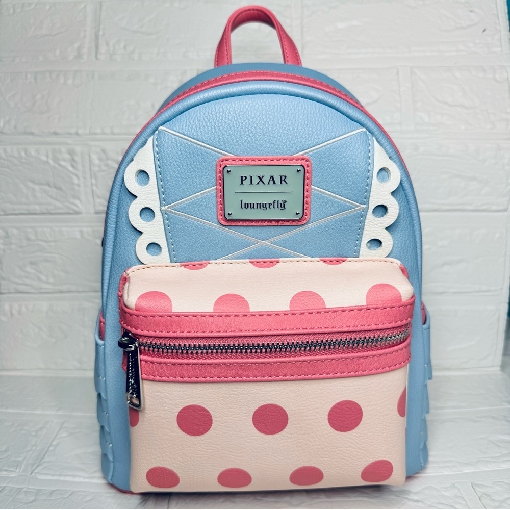 Loungefly Disney Pixar Bo Peep Mini Backpack Blue Pink Toy Story